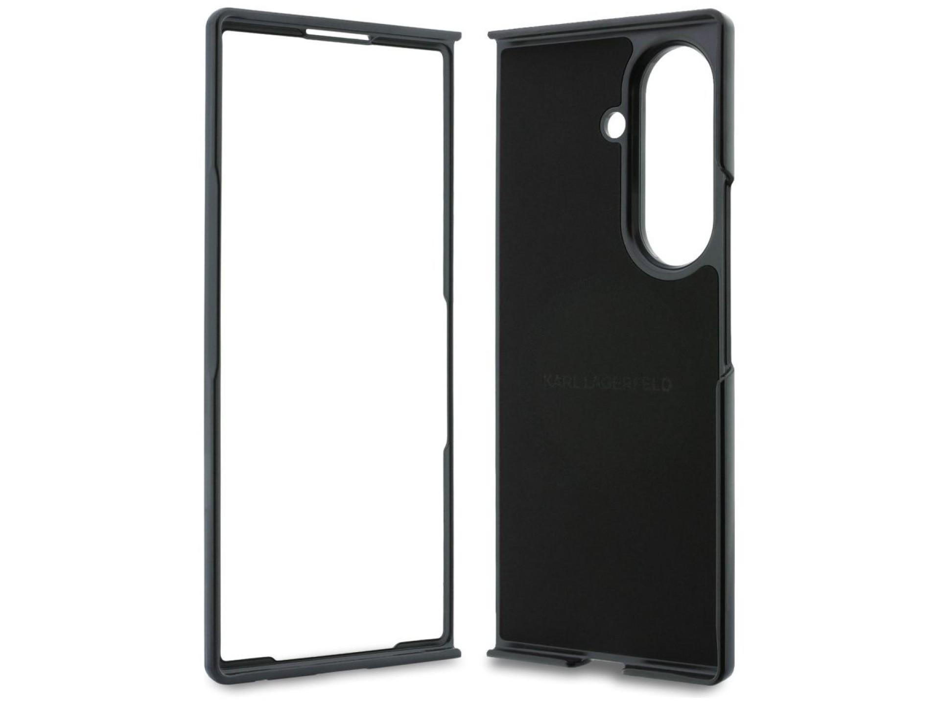 Capa MagSafe Karl Lagerfeld Karl&Choupette Pins para Samsung Galaxy Z Fold 8 Ultra - Preta