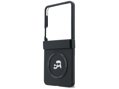 Capa MagSafe Karl Lagerfeld Karl&Choupette Pins para Samsung Galaxy Z Flip 8 - Preta