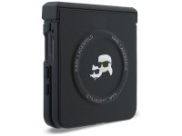 Karl Lagerfeld Karl&Choupette Pins MagSafe Case for Samsung Galaxy Z Flip 8 - Black