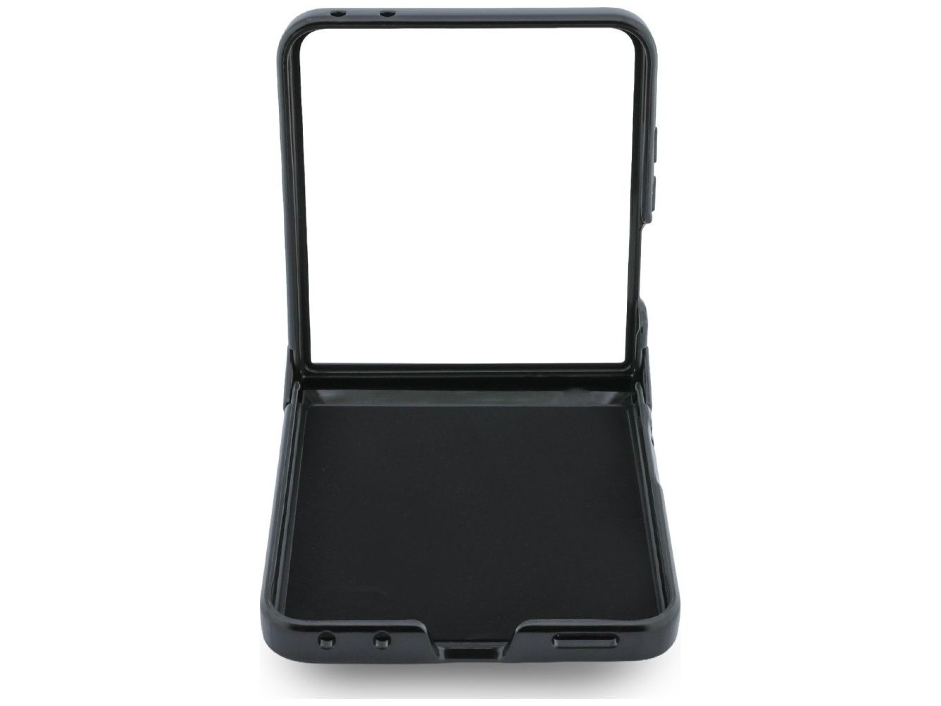 Karl Lagerfeld Karl&Choupette Saffiano Pins Case for Samsung Galaxy Z Flip 8 - Black