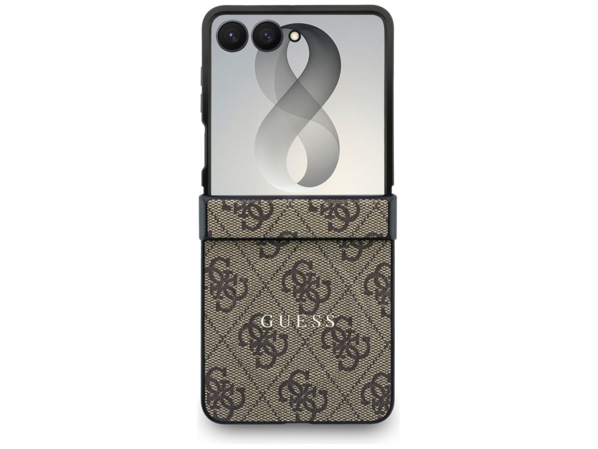 Funda Guess 4G Classic MagSafe para Samsung Galaxy Z Flip 8 - Marrón