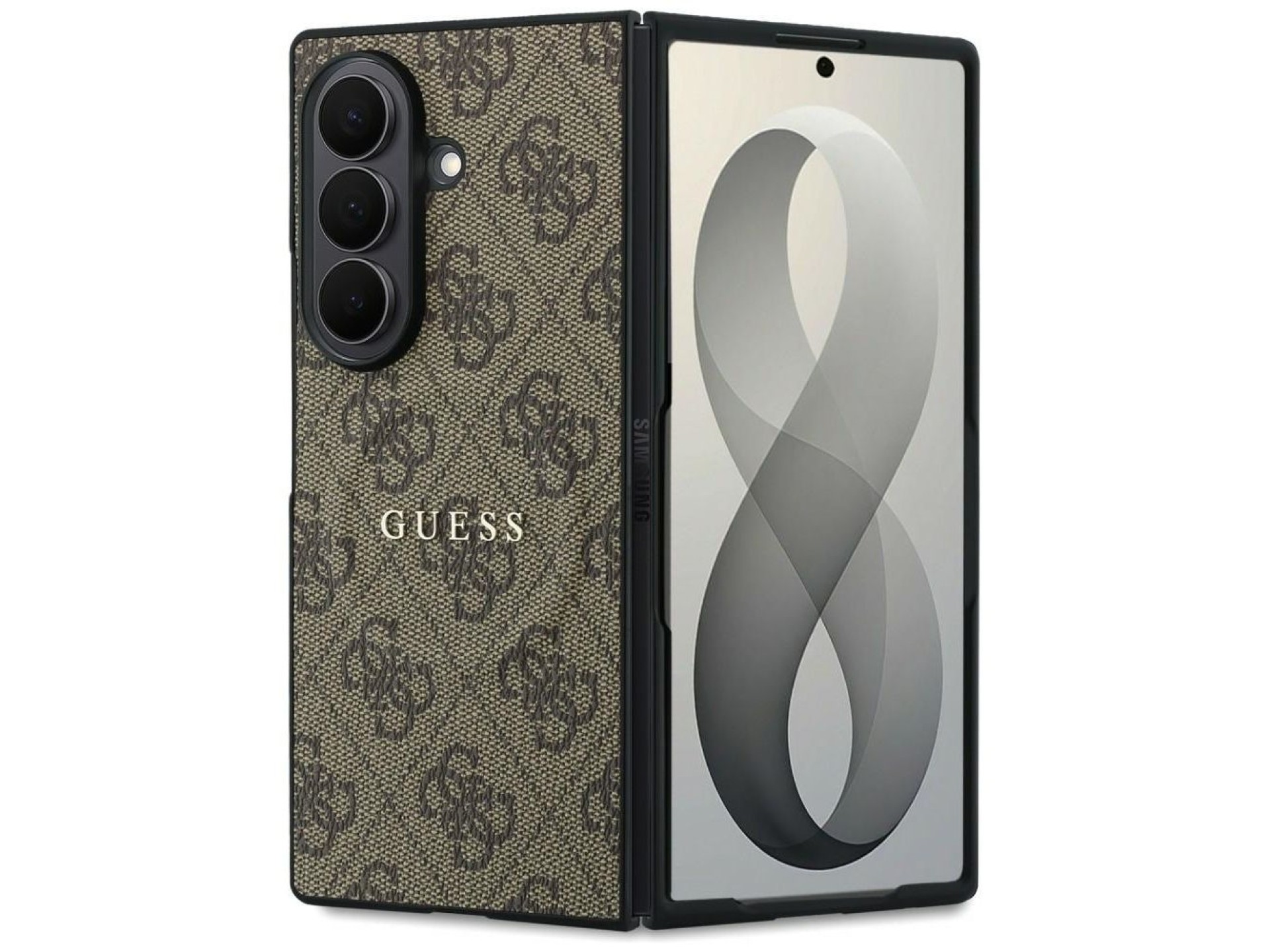 Guess 4G Classic MagSafe Case for Samsung Galaxy Z Fold 8 Ultra - Brown
