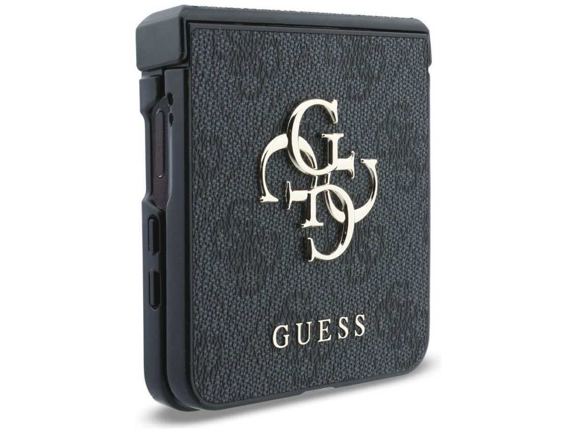 Guess Big 4G Logo Case for Samsung Galaxy Z Flip 8 - Black