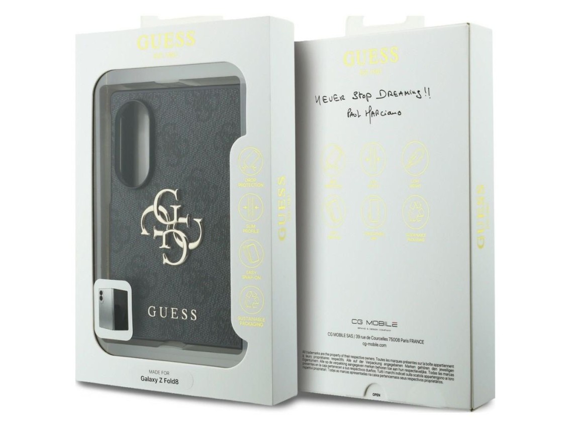 Funda Guess Big 4G Logo para Samsung Galaxy Z Fold 8 - Negra
