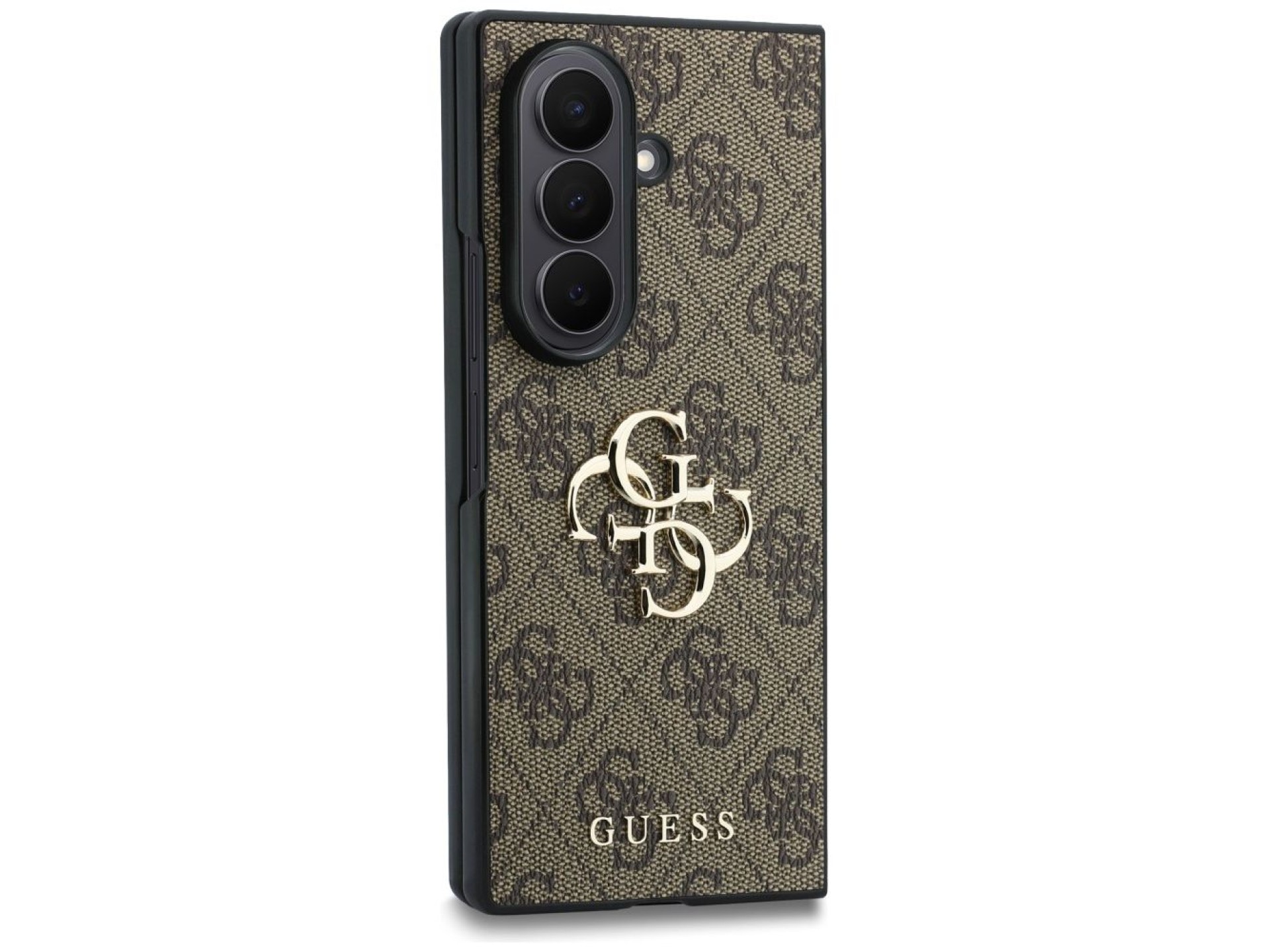 Guess Big 4G Logo Case for Samsung Galaxy Z Fold 8 Ultra - Brown