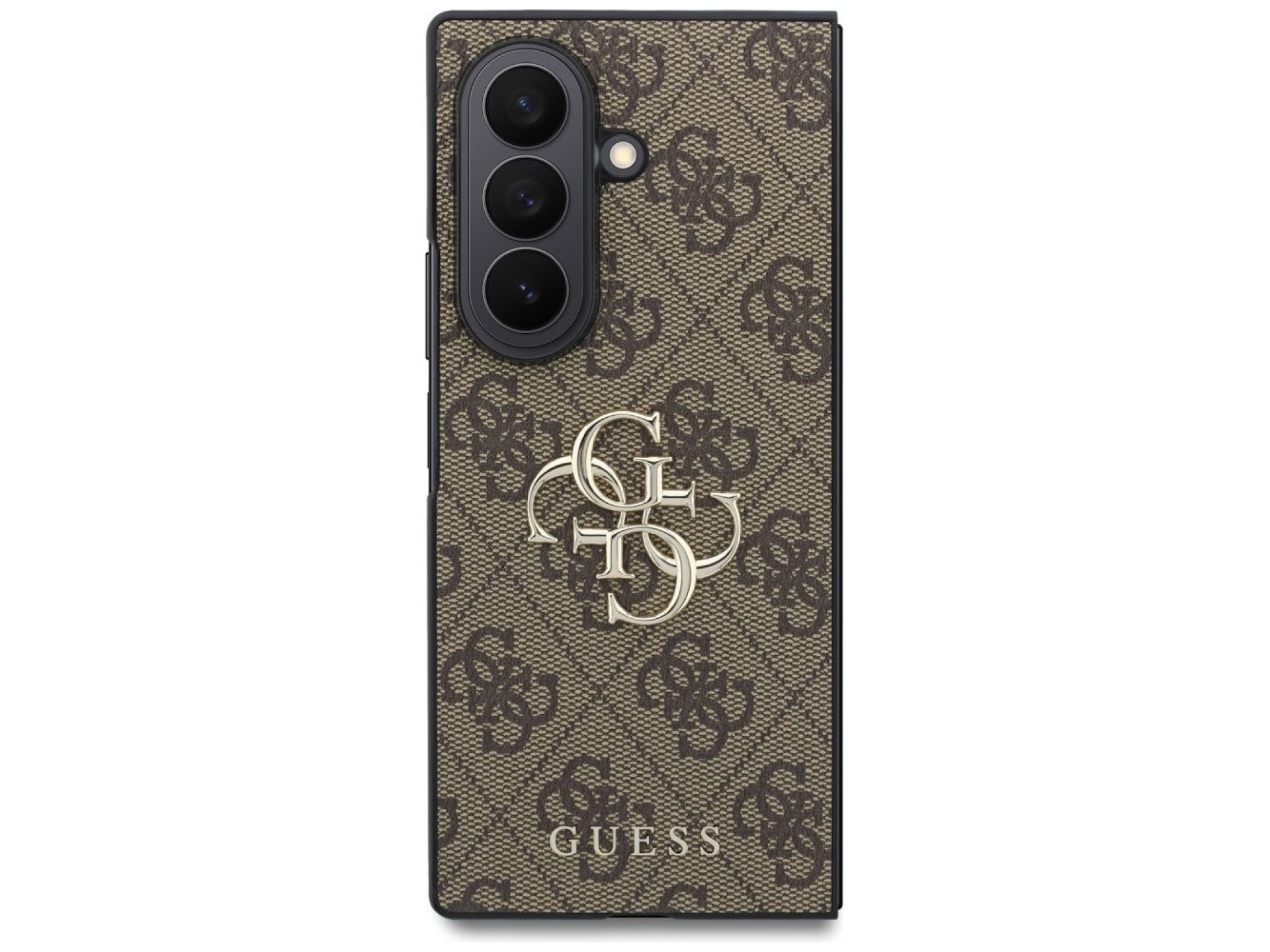 Guess Big 4G Logo Case for Samsung Galaxy Z Fold 8 Ultra - Brown
