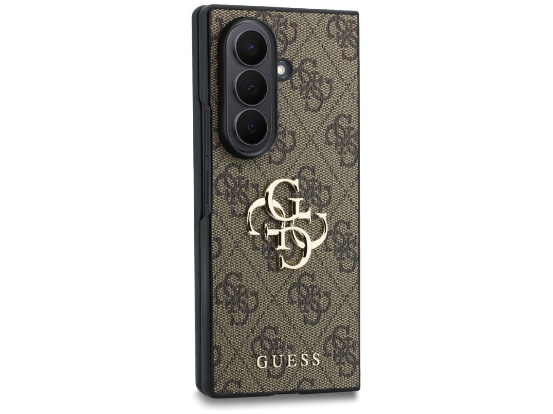 Guess Big 4G Logo Case for Samsung Galaxy Z Fold 8 Ultra - Brown