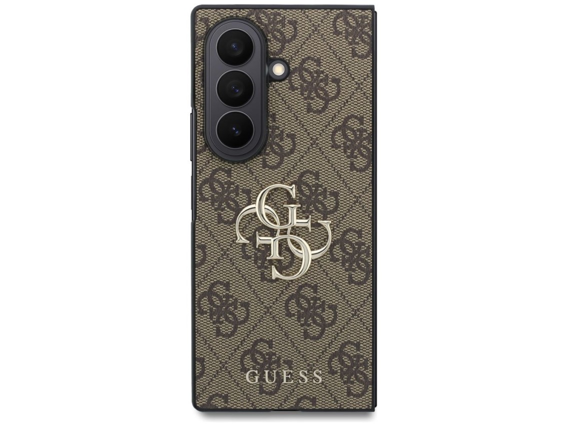Guess Big 4G Logo Case for Samsung Galaxy Z Fold 8 Ultra - Brown