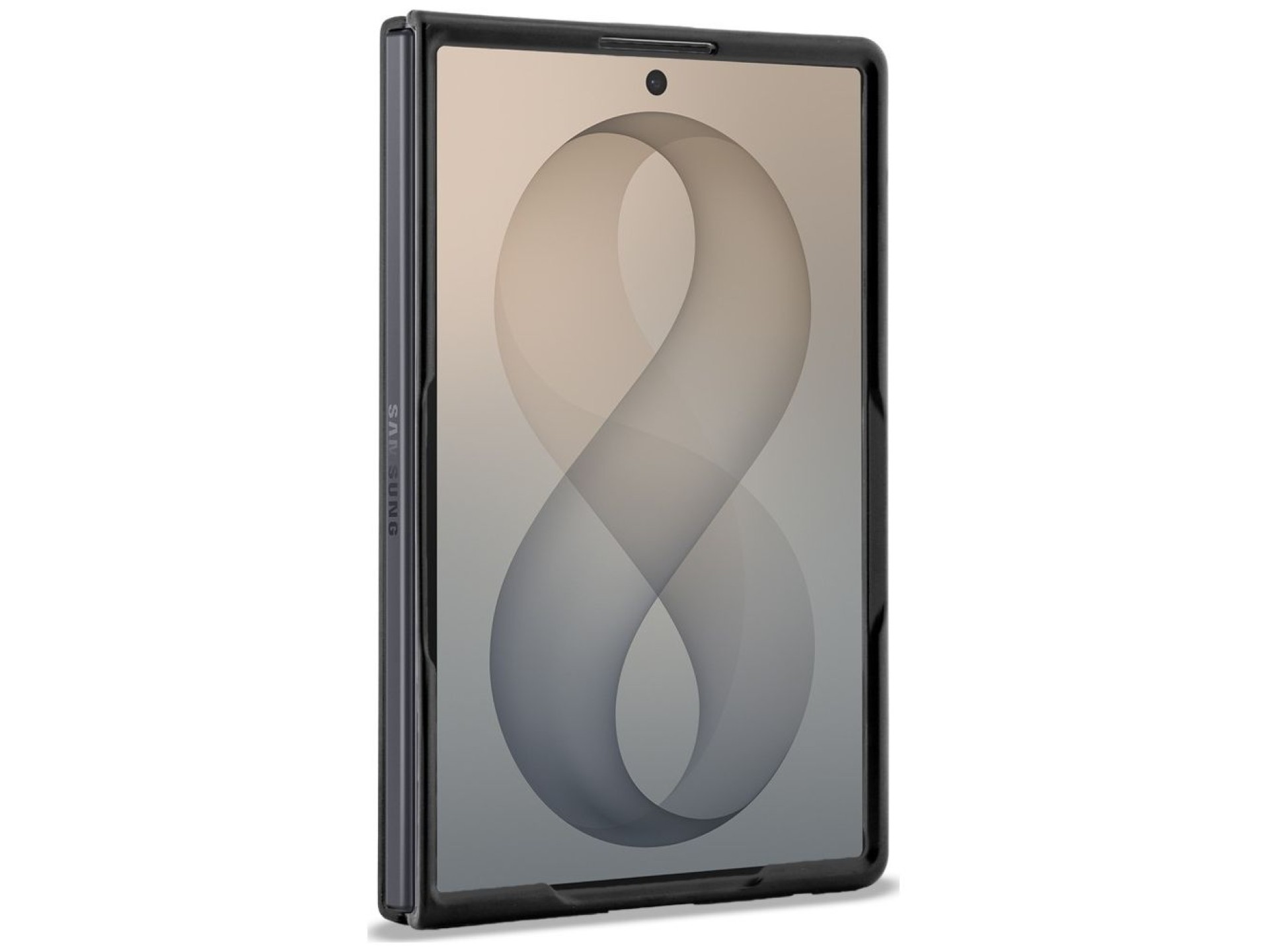 Capa Guess com logo 4G grande para Samsung Galaxy Z Fold 8 - Marrom
