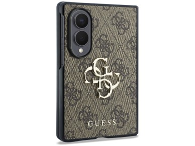 Capa Guess com logo 4G grande para Samsung Galaxy Z Fold 8 - Marrom Capa Guess com logo 4G grande para Samsung Galaxy Z Fold 8 - Marrom
