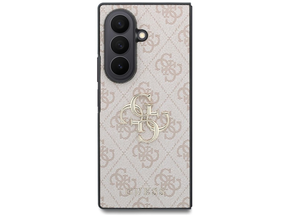 Funda Guess con logo grande 4G para Samsung Galaxy Z Fold 8 Ultra - Rosa