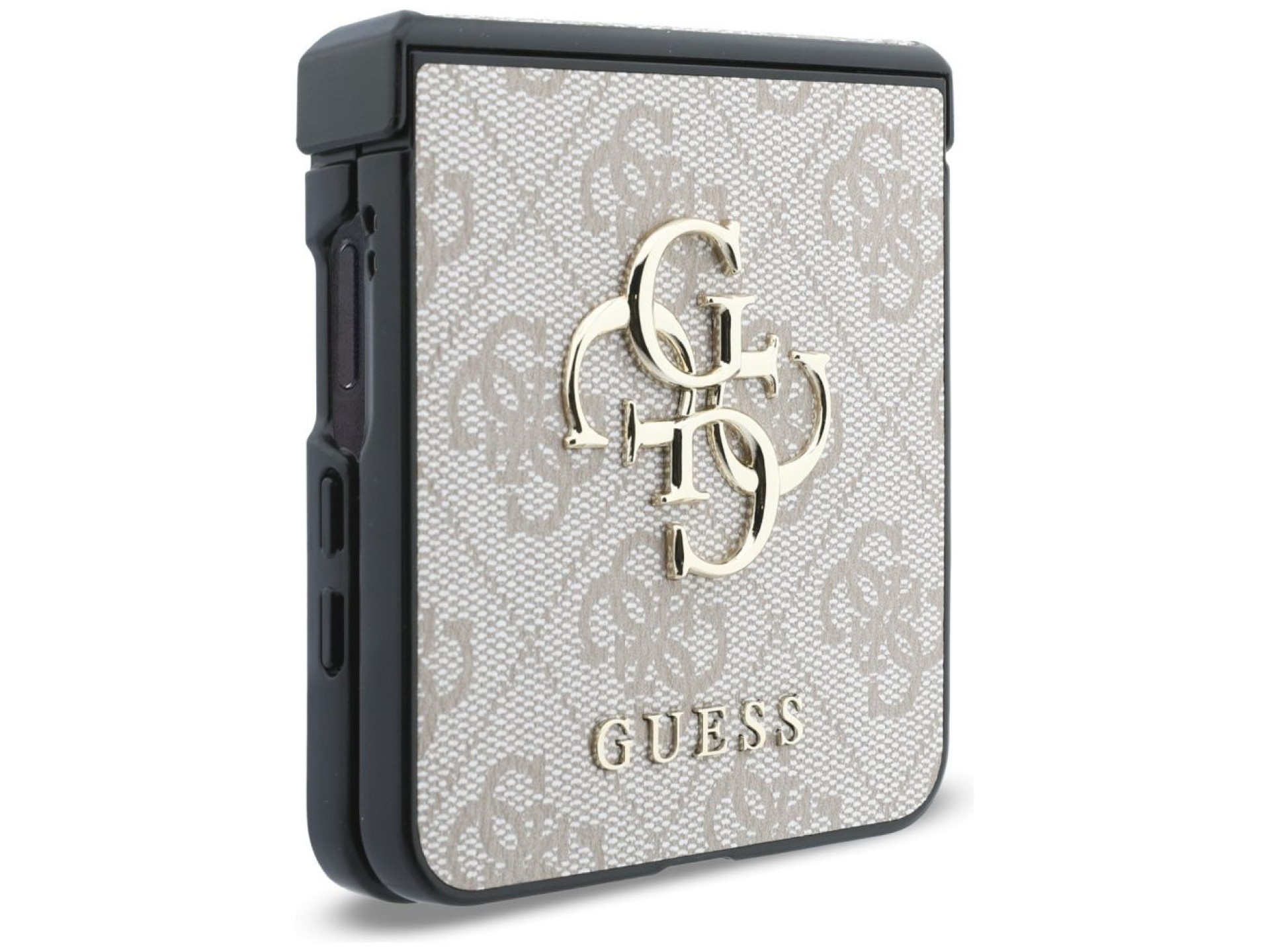 Capa Guess com logo 4G grande para Samsung Galaxy Z Flip 8 - Rosa