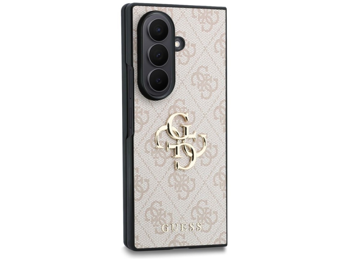 Funda Guess con logo grande 4G para Samsung Galaxy Z Fold 8 Ultra - Rosa