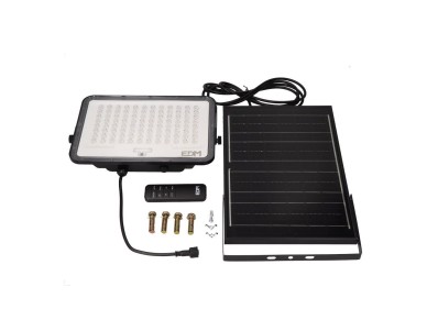 Solar led projector spotlight 3 cct 200 w 2200 lm Solar led projector spotlight 3 cct 200 w 2200 lm