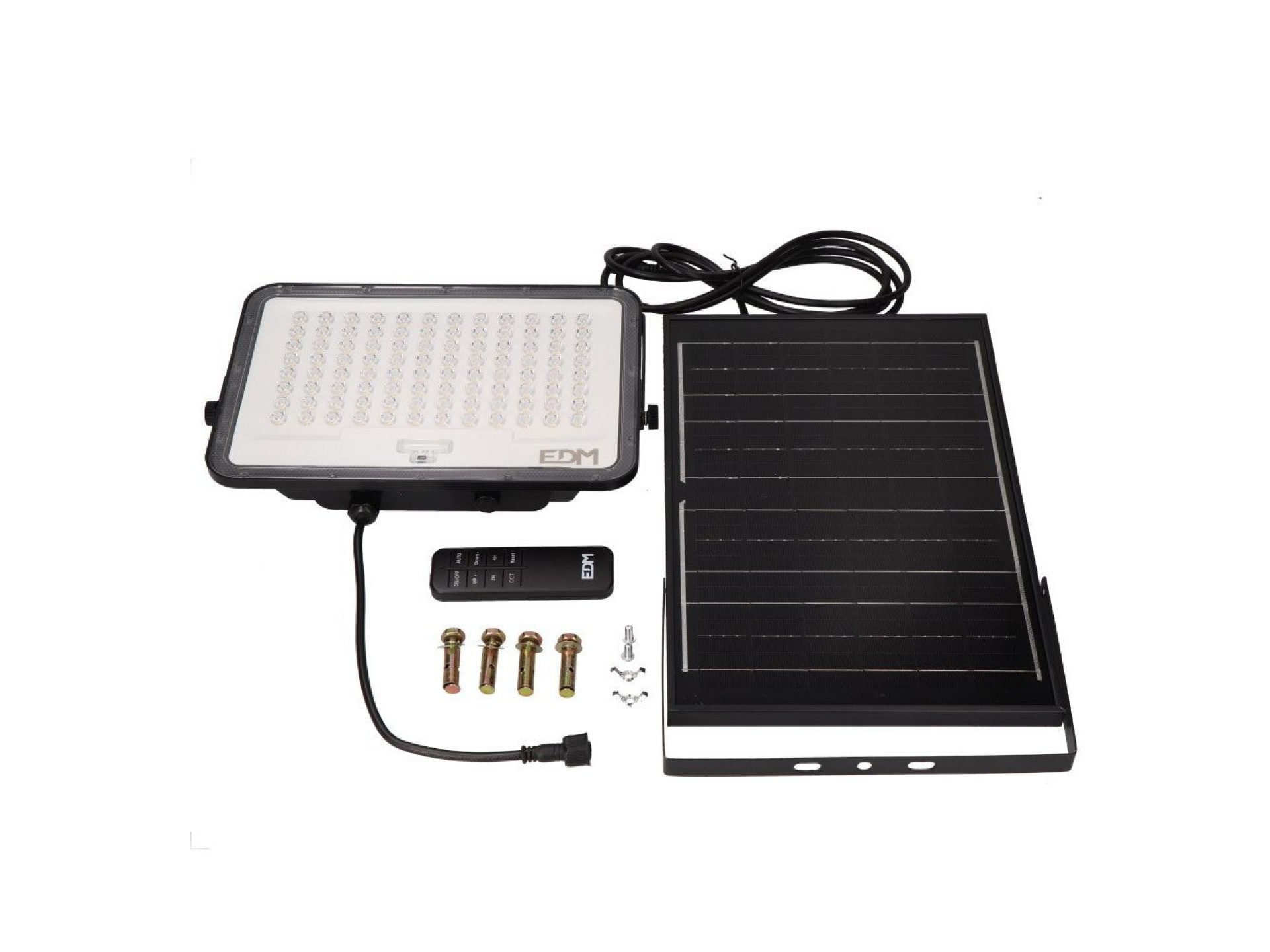 Solar led projector spotlight 3 cct 200 w 2200 lm