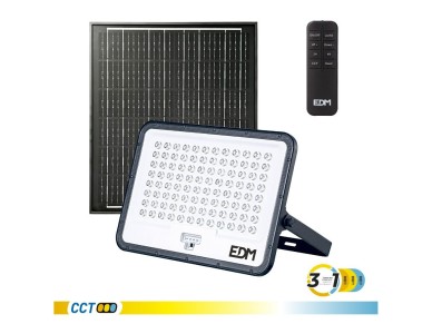 Foco proyector led solar 3cct 300 w 3200 lm