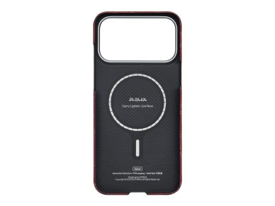 Case PITAKA Ultra-Slim Monogram MagSafe for iPhone 17 Pro Max gold red Case PITAKA Ultra-Slim Monogram MagSafe for iPhone 17 Pro Max gold red