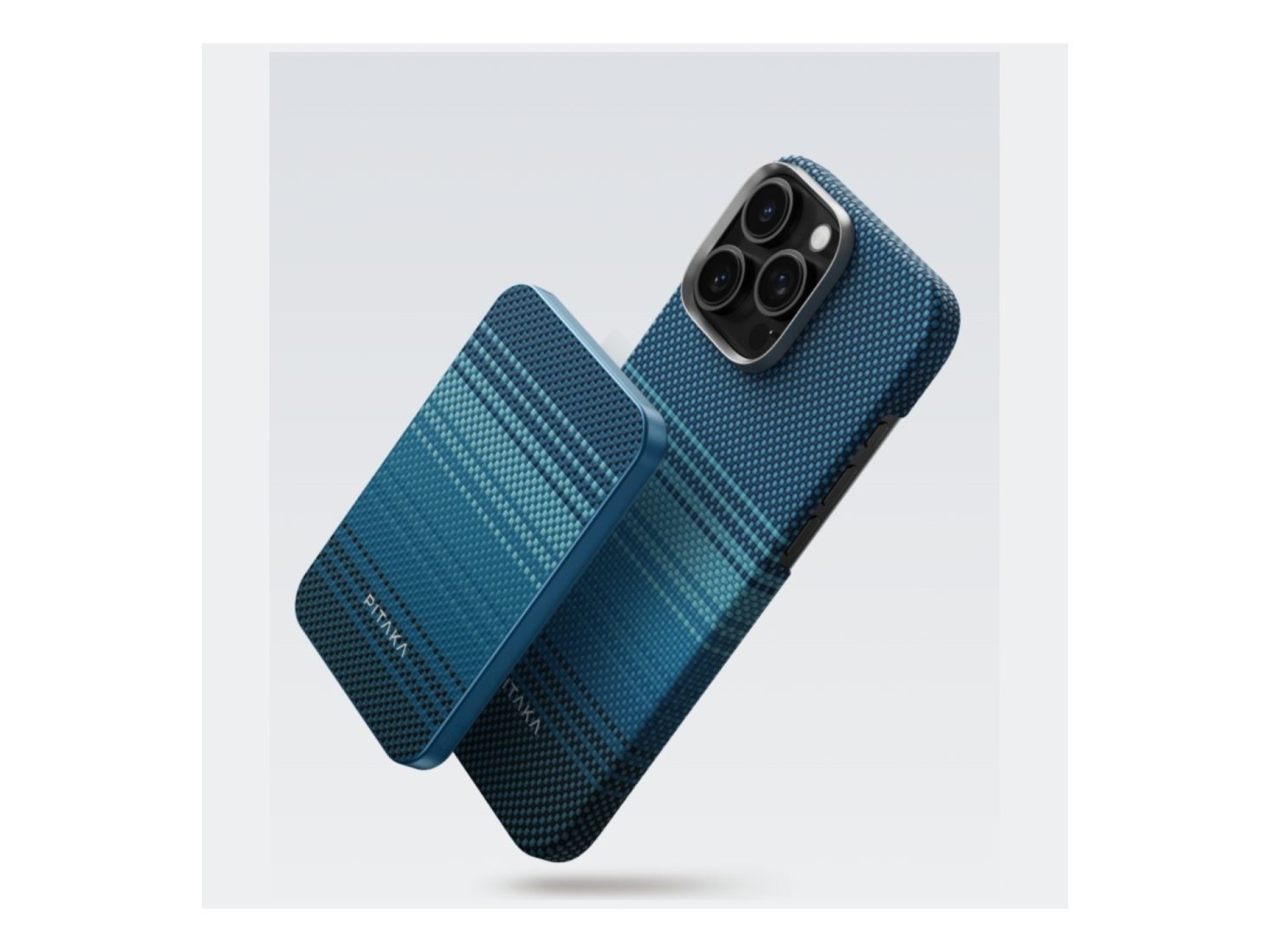 Power bank PITAKA Aramid Fiber Qi2 MagSafe moonrise
