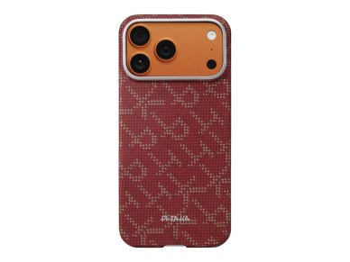 Case PITAKA Ultra-Slim Monogram MagSafe for iPhone 17 Pro Max gold red Case PITAKA Ultra-Slim Monogram MagSafe for iPhone 17 Pro Max gold red