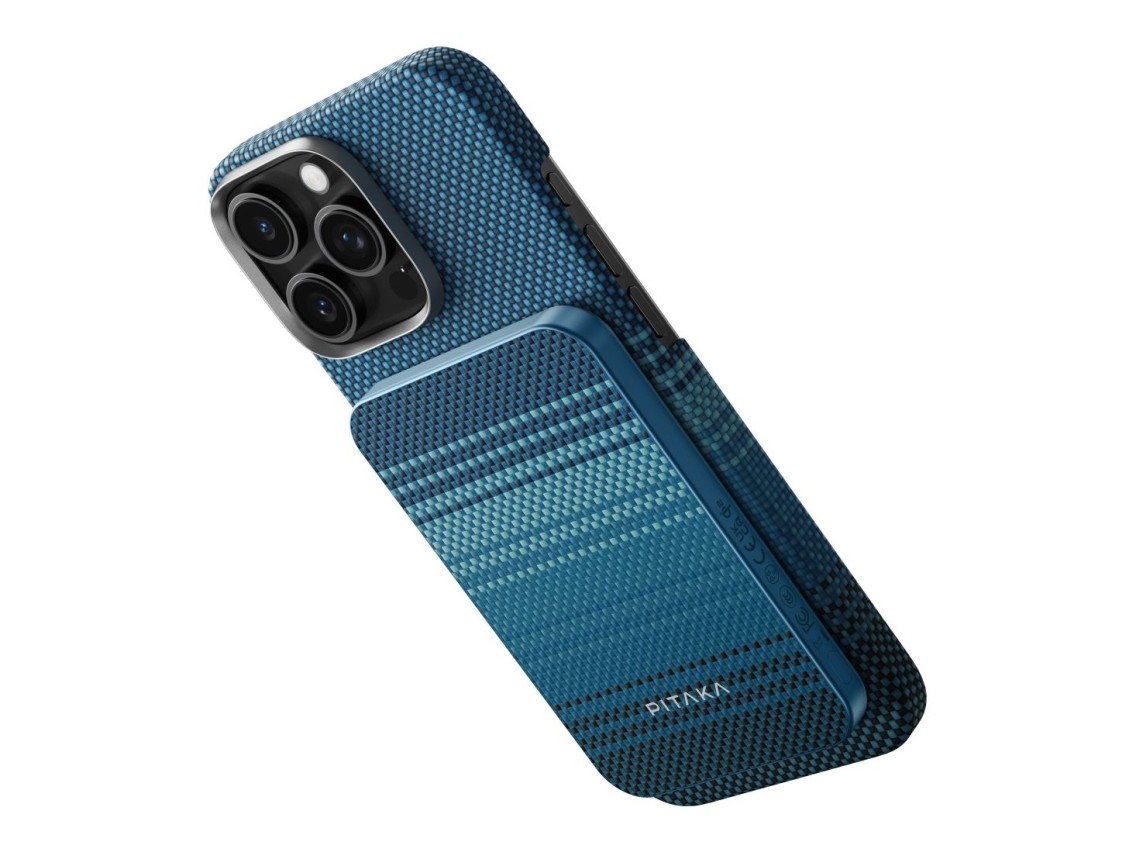 Power bank PITAKA Aramid Fiber Qi2 MagSafe moonrise