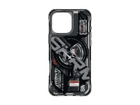 Capa Skinarma Ekho para iPhone 16 Pro 6.3" com carregamento magnético, preta Capa Skinarma Ekho para iPhone 16 Pro 6.3" com carregamento magnético, preta