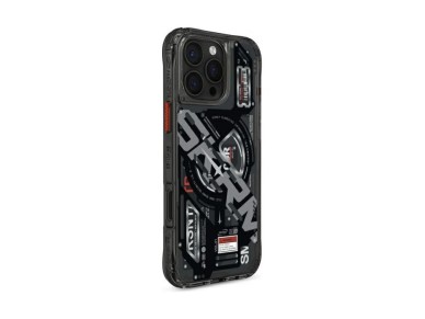 Funda Skinarma Ekho para iPhone 16 Pro de 6,3" con carga magnética, color negro. Funda Skinarma Ekho para iPhone 16 Pro de 6,3" con carga magnética, color negro.