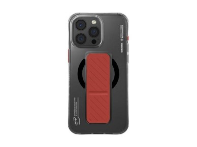 Skinarma case Axon iPhone 16 Pro Max 6.9" Magnetic Charging + Grip Stand black Skinarma case Axon iPhone 16 Pro Max 6.9" Magnetic Charging + Grip Stand black