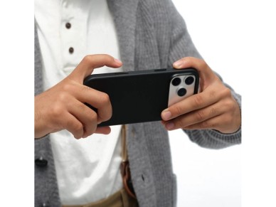 Capa Moft Snap Movas MagSafe para iPhone 17 Pro preta