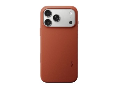 Capa Moft Snap Movas MagSafe para iPhone 17 Pro na cor argila.