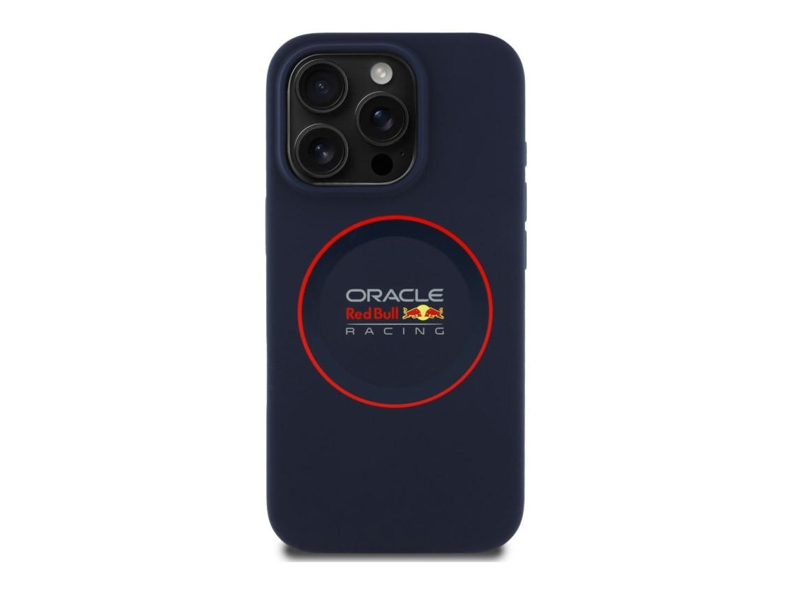 Red Bull RBHMP16X24SIILVR iPhone 16 Pro Max 6.9" hardcase navy Silicone Red Ring MagSafe