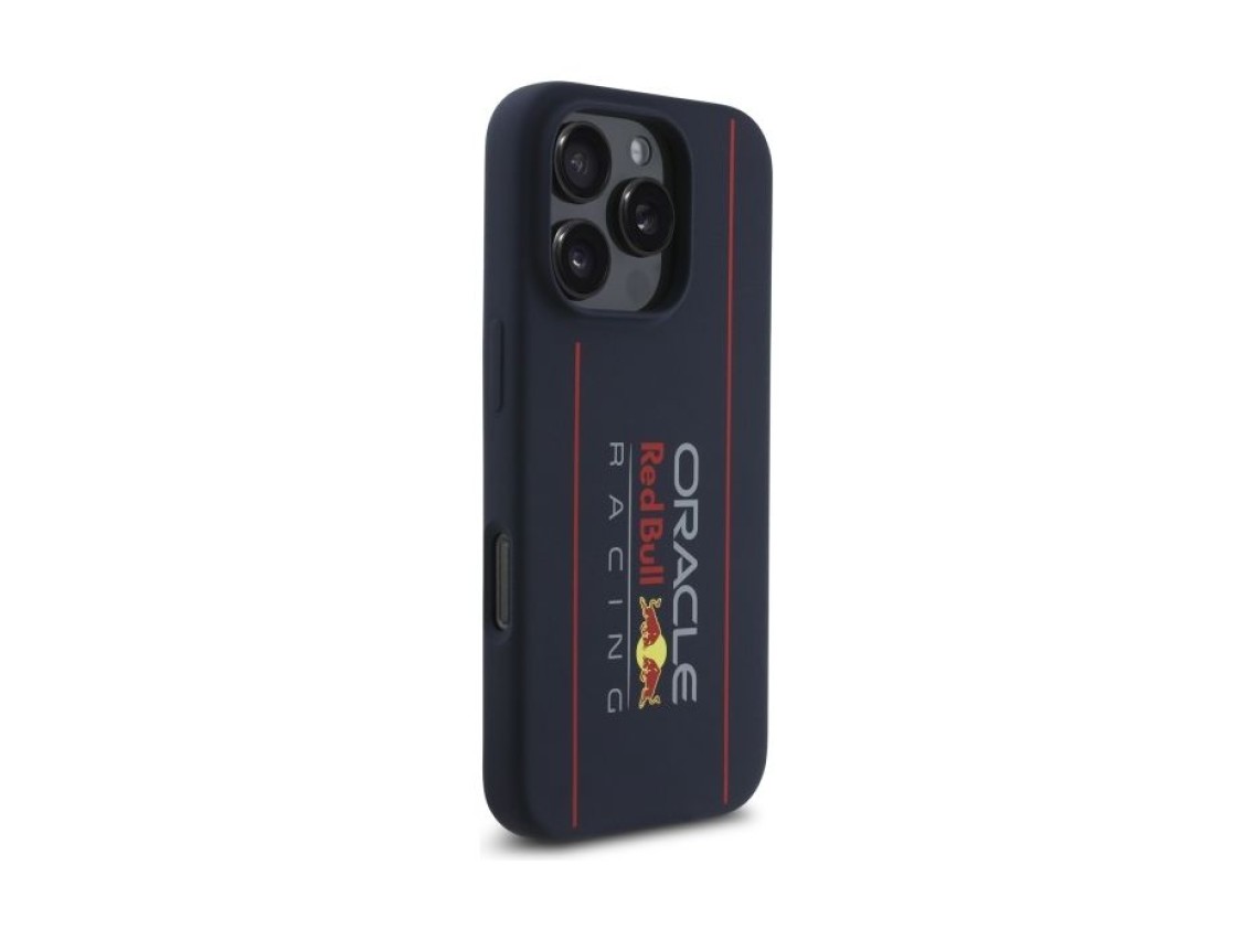 Red Bull RBHMP16X24SIOLRV iPhone 16 Pro Max 6.9" hardcase navy Silicone Vertical Logo Mag