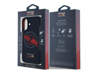 Capa Red Bull HC Silicone ORBR20 com Logo e Forro Vermelho para iPhone 16 MagSafe azul marinho Capa Red Bull HC Silicone ORBR20 com Logo e Forro Vermelho para iPhone 16 MagSafe azul marinho