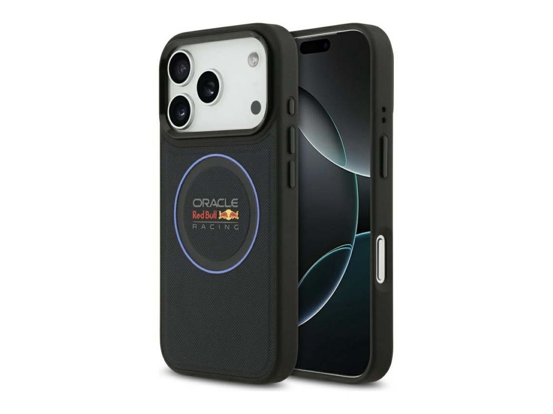 Case Red Bull Meshed Blue Ring & Metal Buttons MagSafe for iPhone 17 Pro navy
