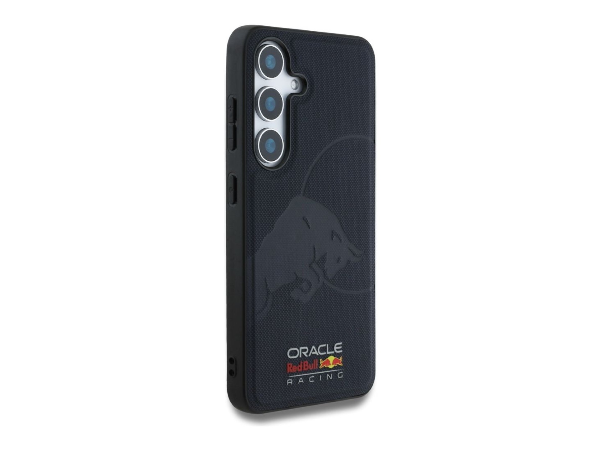 Case Red Bull Leather Meshed Debossed Bull MagSafe for Samsung Galaxy S25 navy