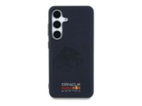 Case Red Bull Leather Meshed Debossed Bull MagSafe for Samsung Galaxy S25 navy