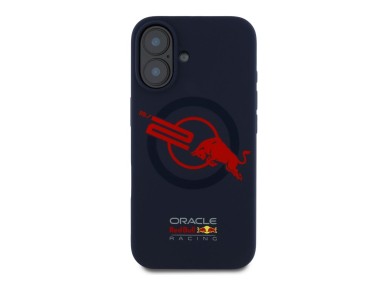 Case Red Bull HC Silicone ORBR20 Logo Red Lining to iPhone 16 MagSafe navy blue Case Red Bull HC Silicone ORBR20 Logo Red Lining to iPhone 16 MagSafe navy blue
