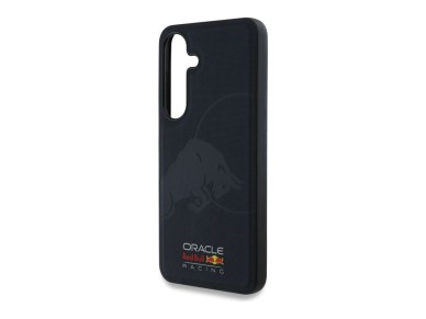 Case Red Bull Leather Meshed Debossed Bull MagSafe for Samsung Galaxy S25 navy