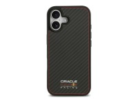 Capa Red Bull Kevlar com logo fosco MagSafe para iPhone 17 preta Capa Red Bull Kevlar com logo fosco MagSafe para iPhone 17 preta