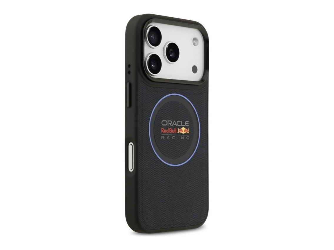 Case Red Bull Meshed Blue Ring & Metal Buttons MagSafe for iPhone 17 Pro navy