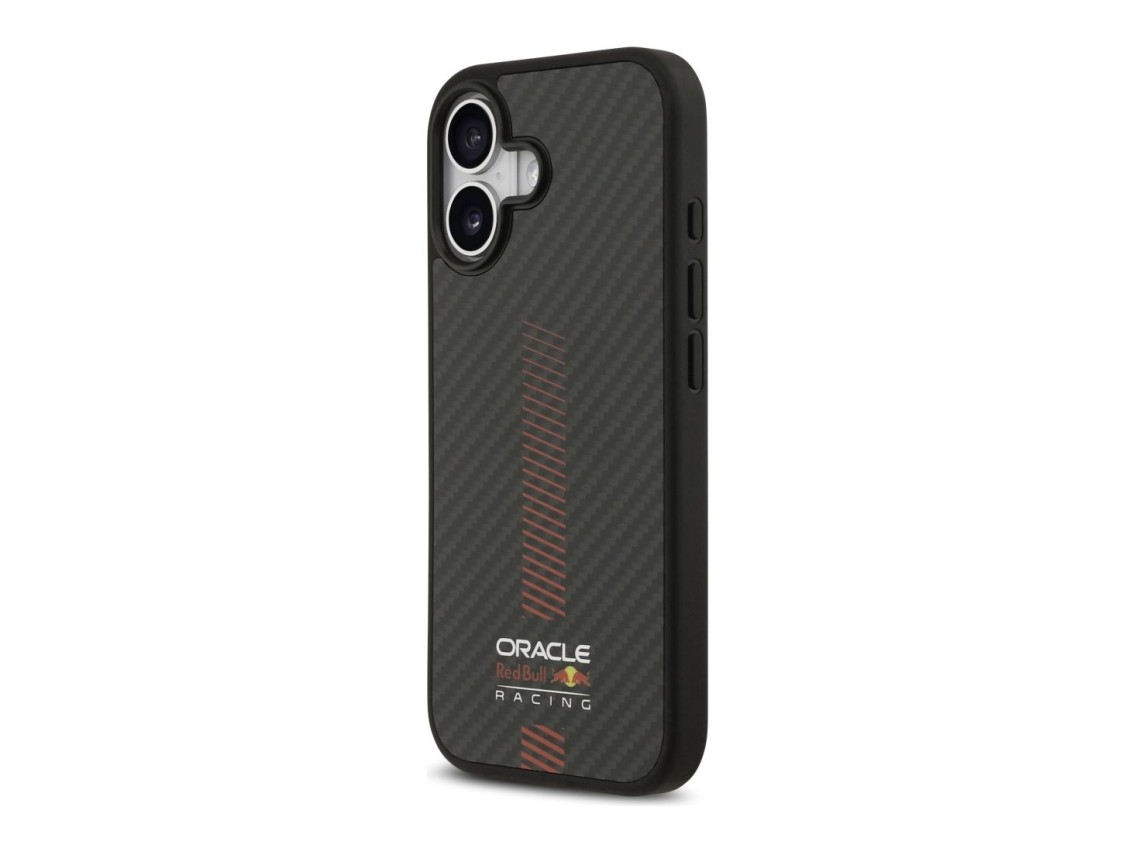 Funda Red Bull Kevlar Powerbar MagSafe para iPhone 17 negra