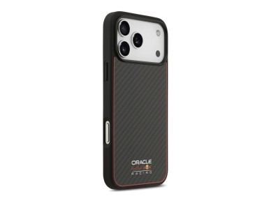 Capa Red Bull Kevlar com logo fosco MagSafe para iPhone 17 Pro Max preta Capa Red Bull Kevlar com logo fosco MagSafe para iPhone 17 Pro Max preta