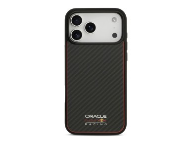 Capa Red Bull Kevlar com logo fosco MagSafe para iPhone 17 Pro Max preta Capa Red Bull Kevlar com logo fosco MagSafe para iPhone 17 Pro Max preta