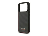 Capa Red Bull Kevlar com logo fosco MagSafe para iPhone 17 Pro preta Capa Red Bull Kevlar com logo fosco MagSafe para iPhone 17 Pro preta