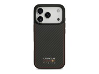 Capa Red Bull Kevlar com logo fosco MagSafe para iPhone 17 Pro preta Capa Red Bull Kevlar com logo fosco MagSafe para iPhone 17 Pro preta