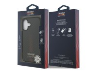 Funda Red Bull Kevlar Powerbar MagSafe para iPhone 17 negra Funda Red Bull Kevlar Powerbar MagSafe para iPhone 17 negra