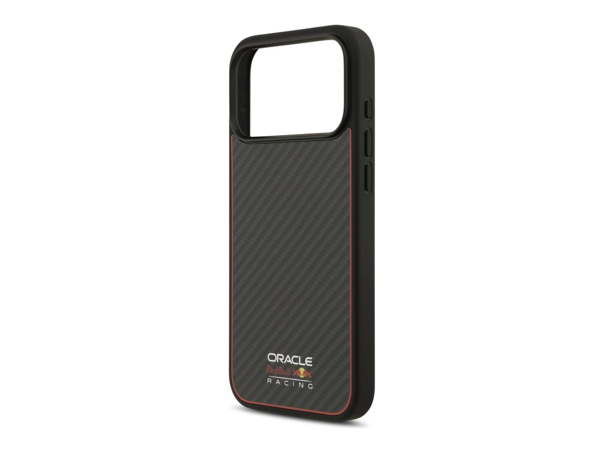 Case Red Bull Kevlar Logo Matt MagSafe for iPhone 17 Pro Max black