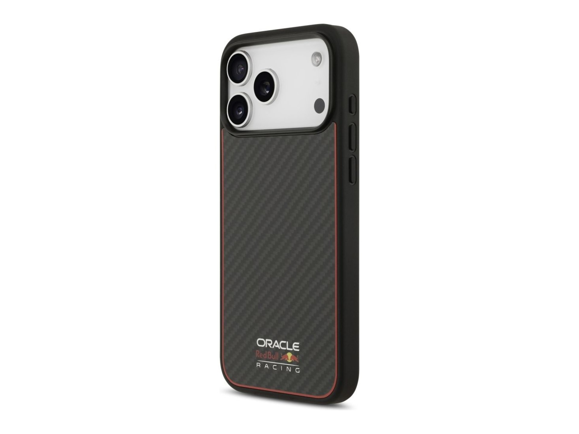 Case Red Bull Kevlar Logo Matt MagSafe for iPhone 17 Pro Max black