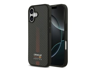 Funda Red Bull Kevlar Powerbar MagSafe para iPhone 17 negra Funda Red Bull Kevlar Powerbar MagSafe para iPhone 17 negra