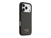 Capa Red Bull Kevlar com logo fosco MagSafe para iPhone 17 Pro preta Capa Red Bull Kevlar com logo fosco MagSafe para iPhone 17 Pro preta