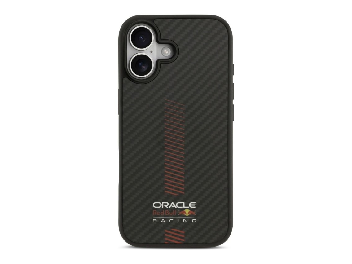 Funda Red Bull Kevlar Powerbar MagSafe para iPhone 17 negra